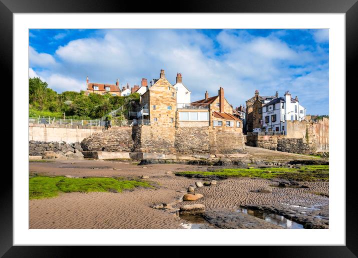 Captivating Seafront of Robin Hoods Bay Framed Mounted Print by Tim Hill