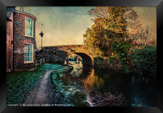 A December Day at Hungerford as Digital Art Framed Print by Ian Lewis