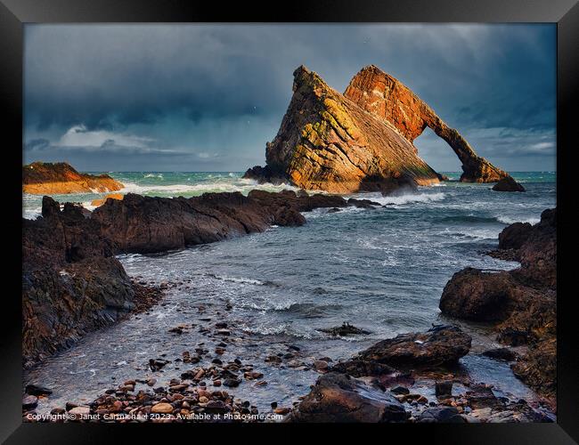 Resilient Bowfiddle Rock Framed Print by Janet Carmichael