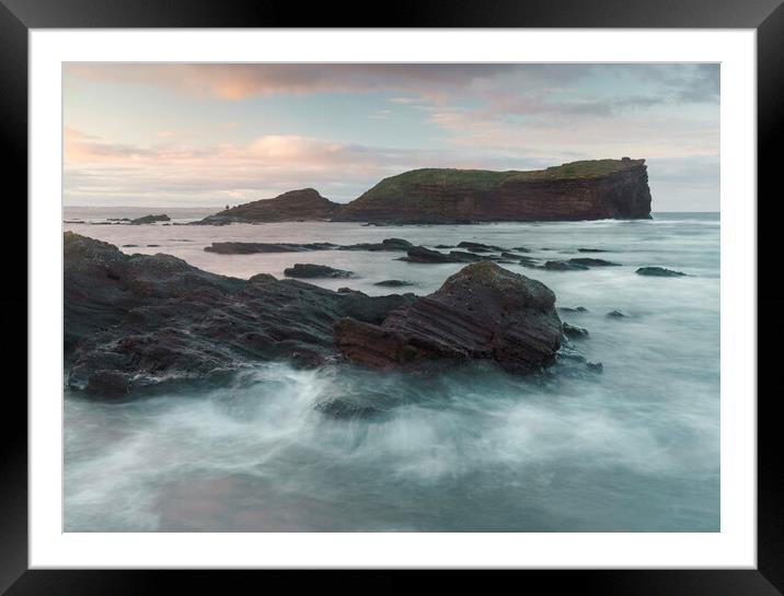Serene Coast  Framed Mounted Print by Anthony McGeever