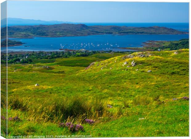 Arisaig Loch Nan Ceall West Highland Scotland Canvas Print by OBT imaging