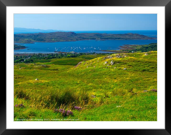 Arisaig Loch Nan Ceall West Highland Scotland Framed Mounted Print by OBT imaging