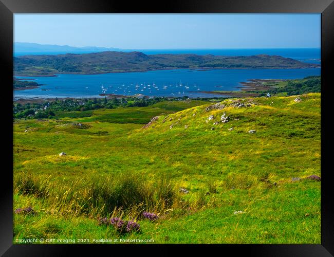 Arisaig Loch Nan Ceall West Highland Scotland Framed Print by OBT imaging