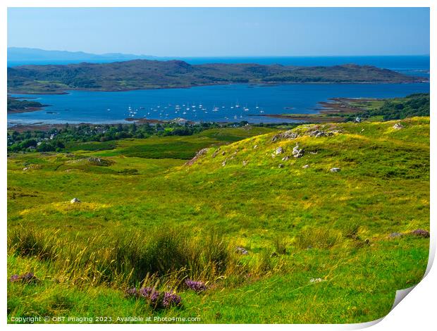 Arisaig Loch Nan Ceall West Highland Scotland Print by OBT imaging