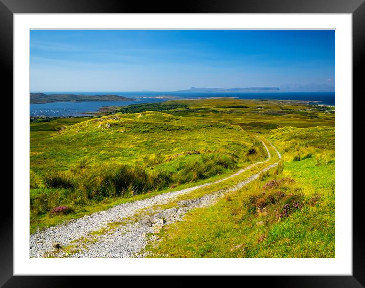 Arisaig Loch Nan Ceall Rhum And Eigg Highland Scot Framed Mounted Print by OBT imaging