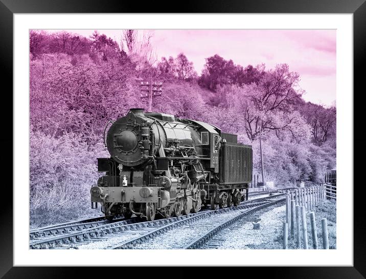 S160 pinked Framed Mounted Print by Rob Hawkins