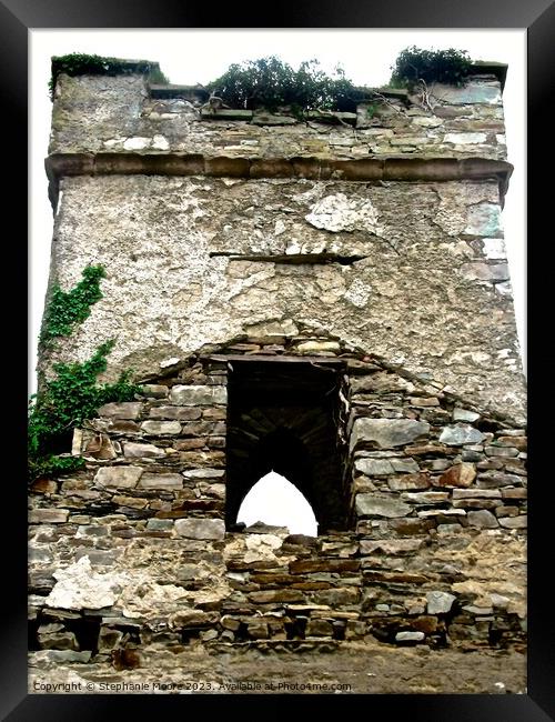 Crumbling Church Tower Framed Print by Stephanie Moore