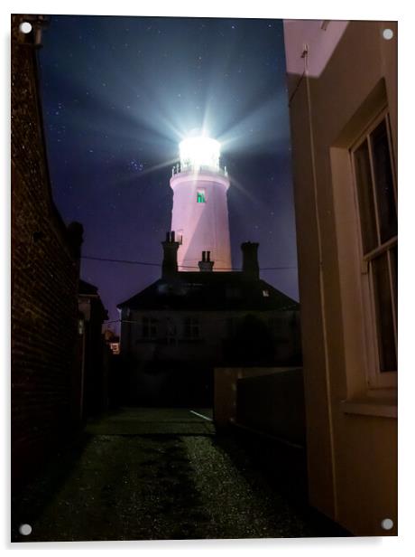 Southwold lighthouse Acrylic by Dorringtons Adventures