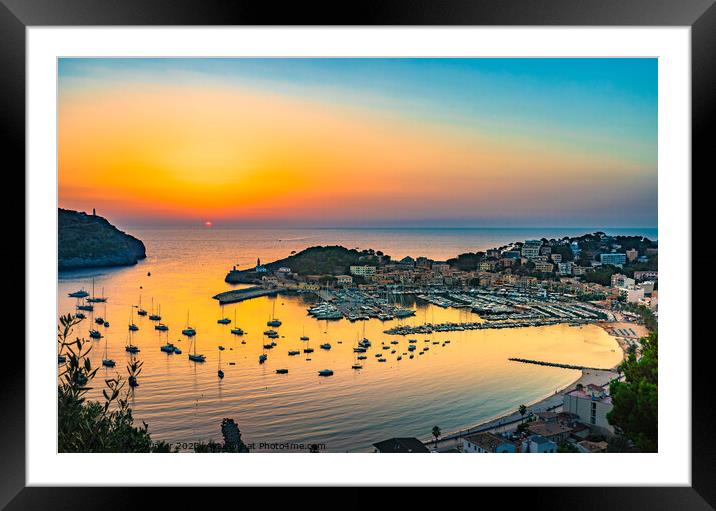 Port de Soller on Mallorca Balearic Islands Spain  Framed Mounted Print by Alex Winter