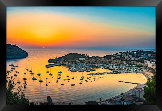 Port de Soller on Mallorca Balearic Islands Spain  Framed Print by Alex Winter