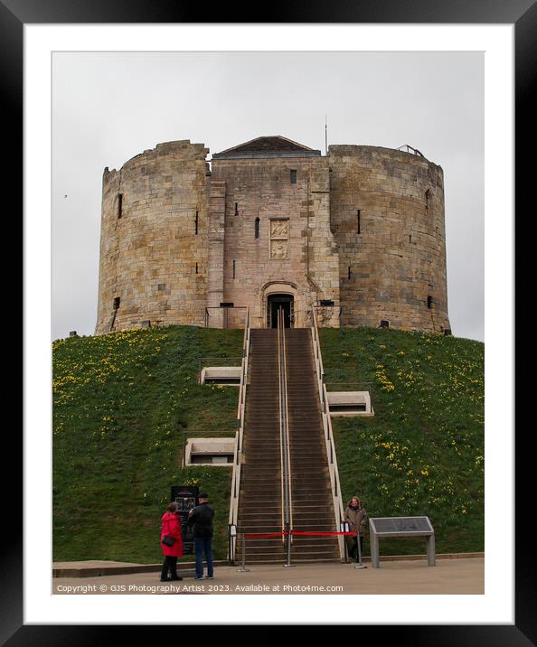 Clifford's Tower York Framed Mounted Print by GJS Photography Artist