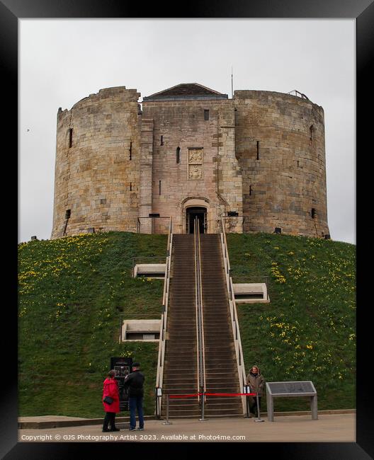 Clifford's Tower York Framed Print by GJS Photography Artist