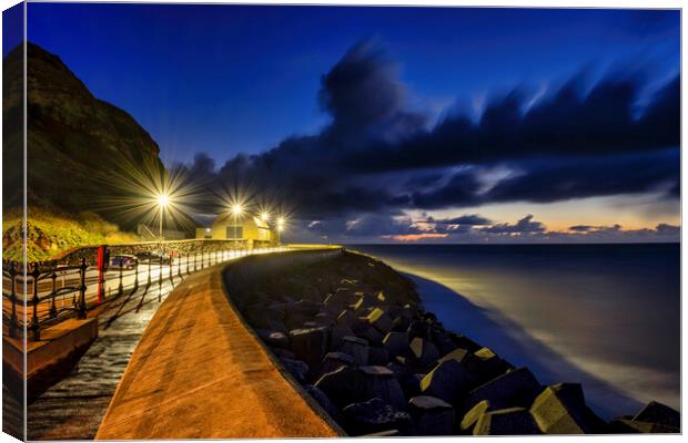 Scarborough Marine Drive Canvas Print by Tim Hill