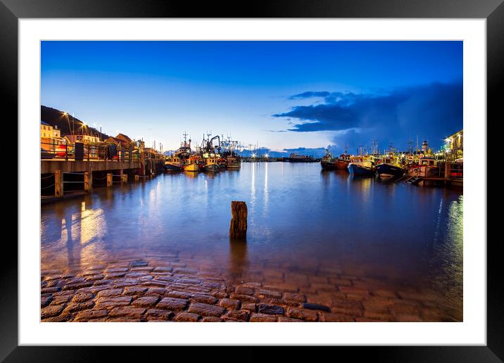 Scarborough Harbour Framed Mounted Print by Tim Hill
