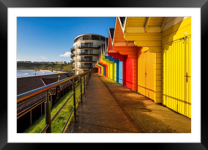 The Sands Scarborough Framed Mounted Print by Tim Hill