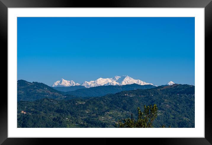 Outdoor mountain himalayas landscape nature Framed Mounted Print by Ambir Tolang