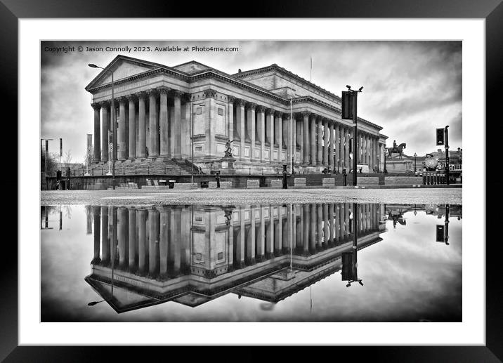 St George's Hall, Liverpool. Framed Mounted Print by Jason Connolly