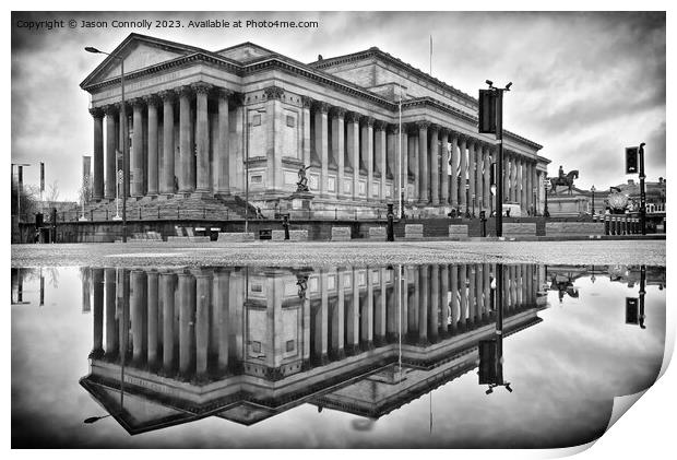 St George's Hall, Liverpool. Print by Jason Connolly