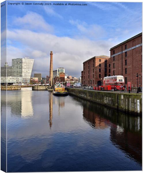 Albert Dock, Liverpool Canvas Print by Jason Connolly