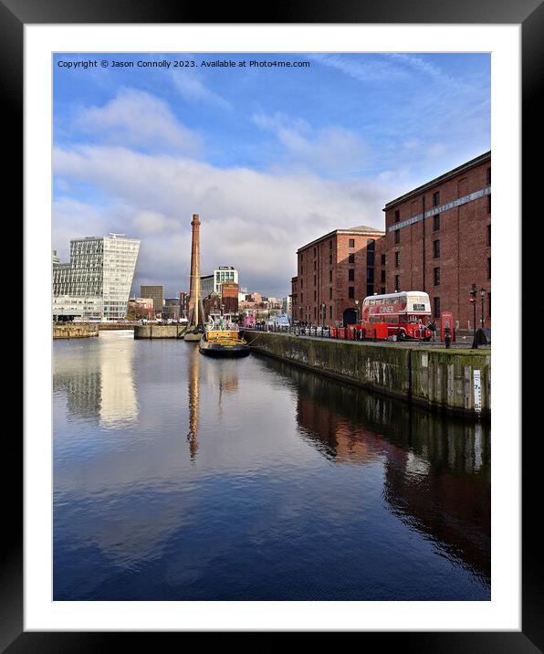 Albert Dock, Liverpool Framed Mounted Print by Jason Connolly