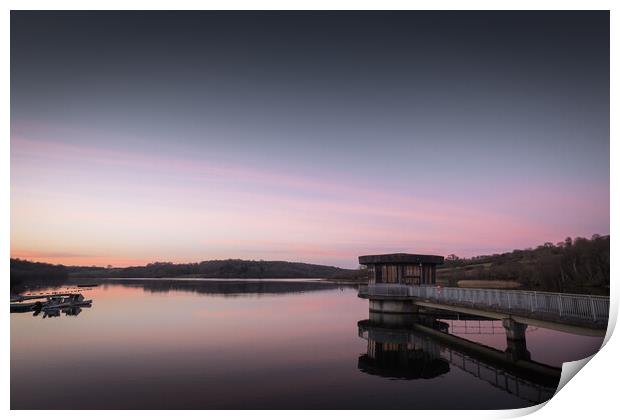 Ardingly Reservoir, West Sussex Print by Mark Jones