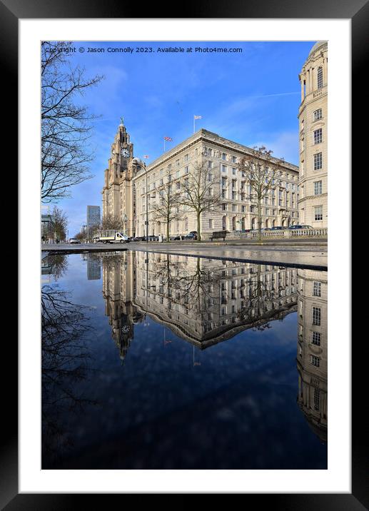 The Waterfront, Liverpool. Framed Mounted Print by Jason Connolly