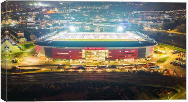 New York Stadium Canvas Print by Apollo Aerial Photography