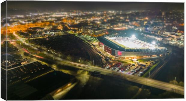 New York Stadium Canvas Print by Apollo Aerial Photography
