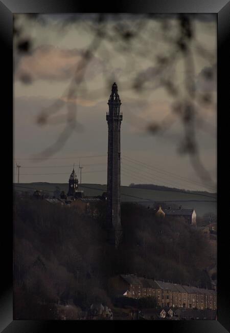 Wainhouse Tower from Warley Town Framed Print by Glen Allen