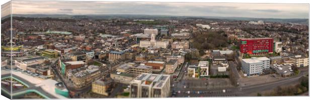 Barnsley Cityscape Canvas Print by Apollo Aerial Photography