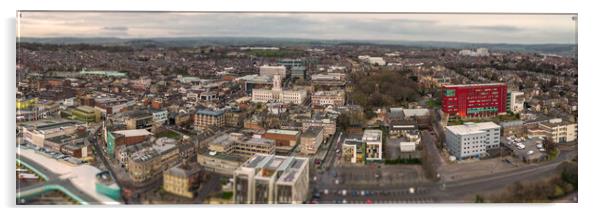 Barnsley Cityscape Acrylic by Apollo Aerial Photography