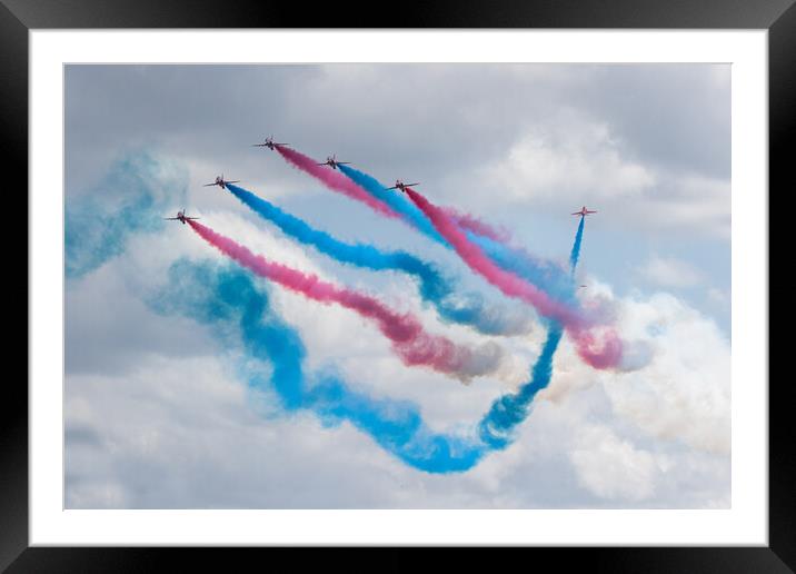 Red Arrows The Goose Framed Mounted Print by J Biggadike