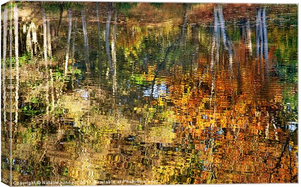 Autumn Reflections II Canvas Print by Natalie Kinnear