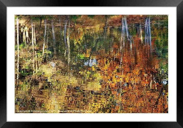 Autumn Reflections II Framed Mounted Print by Natalie Kinnear