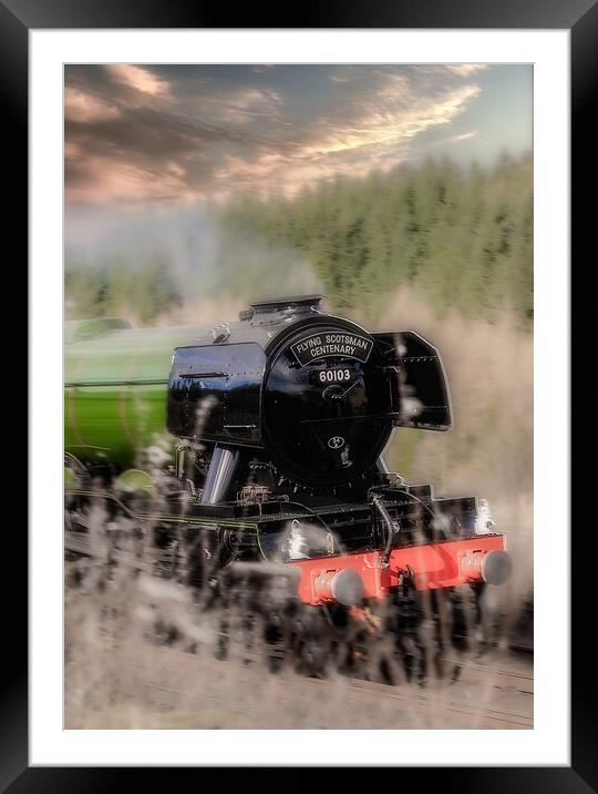 Flying Scotsman 60103 Framed Mounted Print by Duncan Loraine