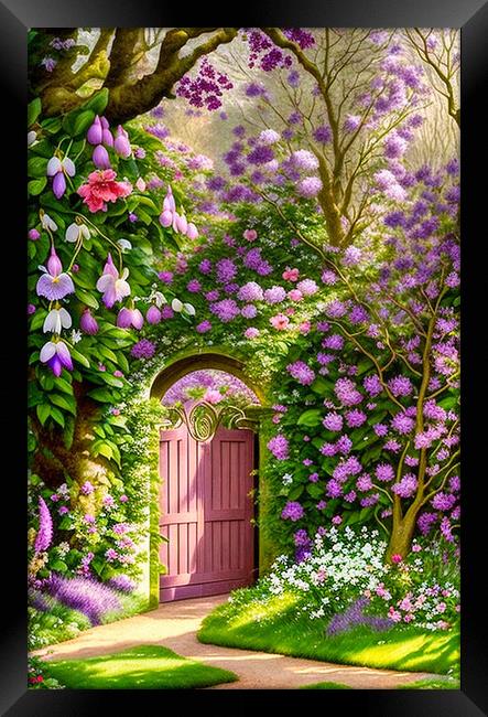 Secret Garden Oasis Framed Print by Roger Mechan