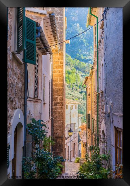 Old village of Fornalutx on Majorca Framed Print by Alex Winter