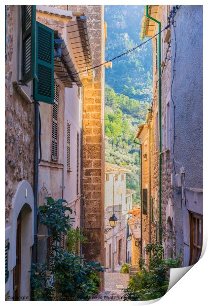Old village of Fornalutx on Majorca Print by Alex Winter