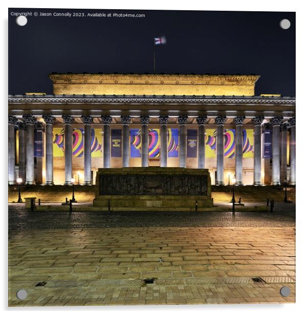 St George's Hall, Liverpool. Acrylic by Jason Connolly