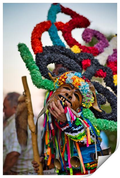 The Vibrant Boteiro  Print by Jesus Martínez