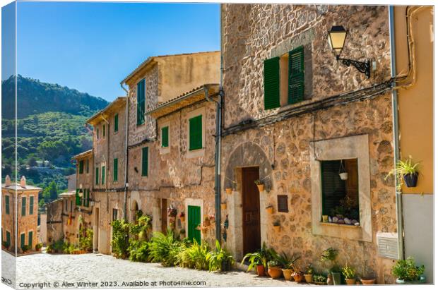 Valldemossa Mallorca spain Canvas Print by Alex Winter