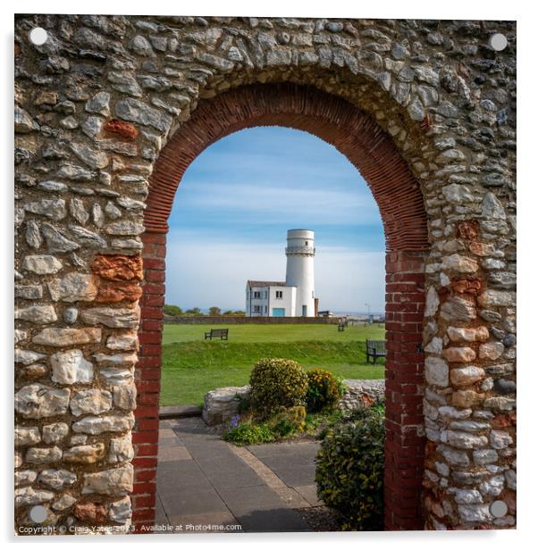 Hunstanton Lighthouse Acrylic by Craig Yates