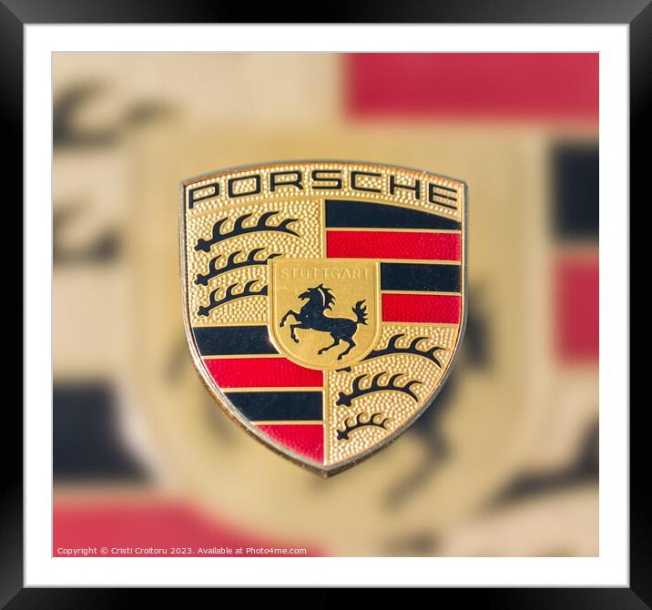  Porsche AG Framed Mounted Print by Cristi Croitoru
