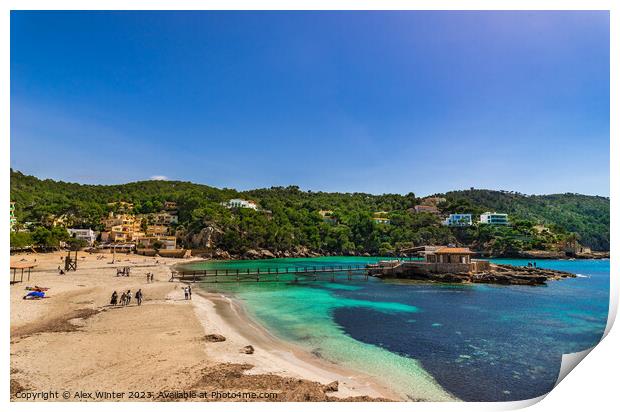 Camp de Mar, Majorca Spain, Balearic islands Print by Alex Winter