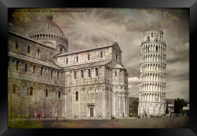 The Splendour of Pisa - Artistic Filter Framed Print by Jim Jones