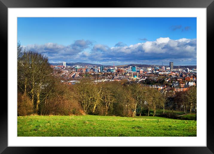 Turners View, Sheffield Framed Mounted Print by Darren Galpin