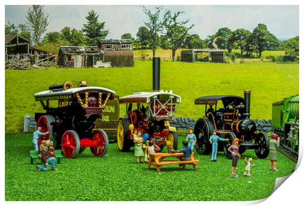 The Steam Fayre 4 Print by Steve Purnell