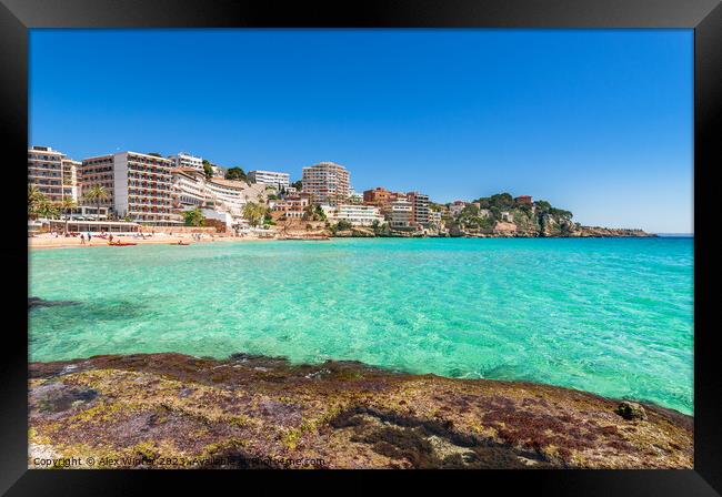 Cala Mayor of Palma de Mallorca Framed Print by Alex Winter