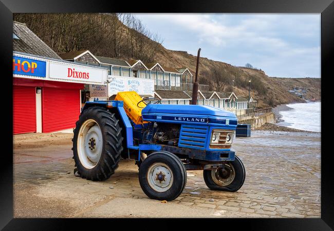 The Filey Tractor Framed Print by Steve Smith