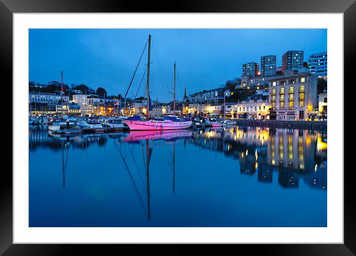 Torquay Framed Mounted Print by Alison Chambers